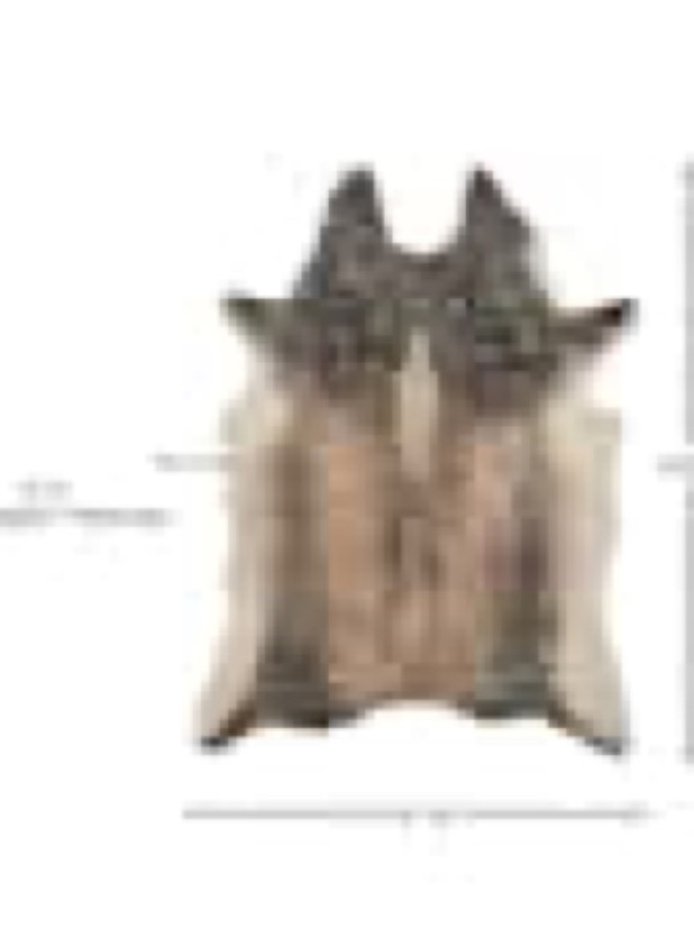 BRYCE Mocha & Gold Faux Fur Throw